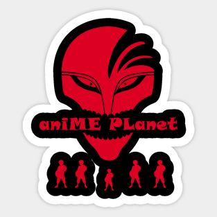 anime planet Sticker